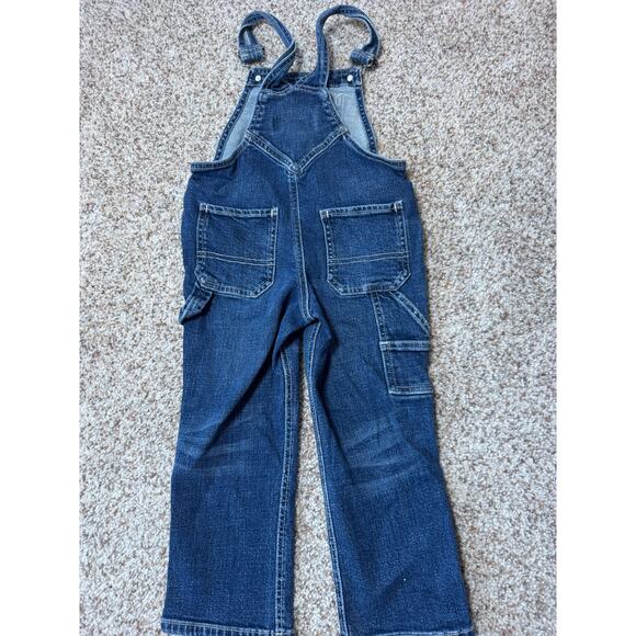 Boys Old Navy Carpenter style Deinm/Jean Overalls size 4T; Adjustable sizing; - Picture 4 of 11